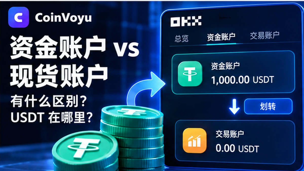 资金账户和交易账户有什么区别?USDT 在哪里才能正常交易?封面图