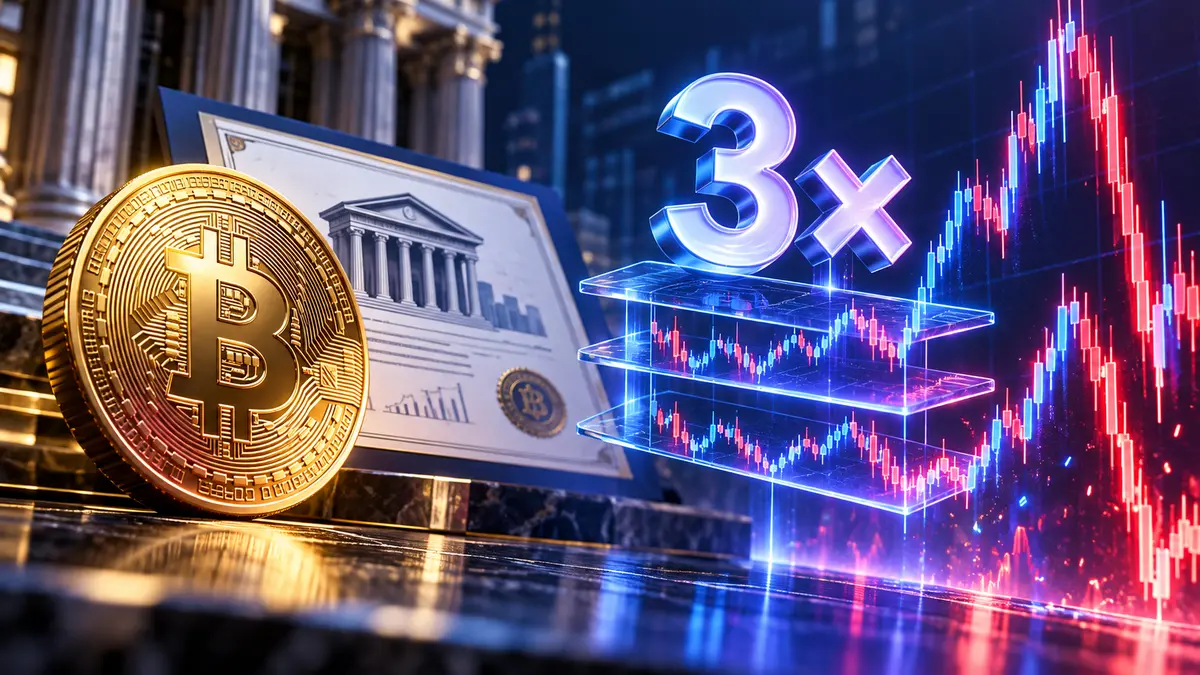 3倍杠杆比特币ETF与放大波动主题封面